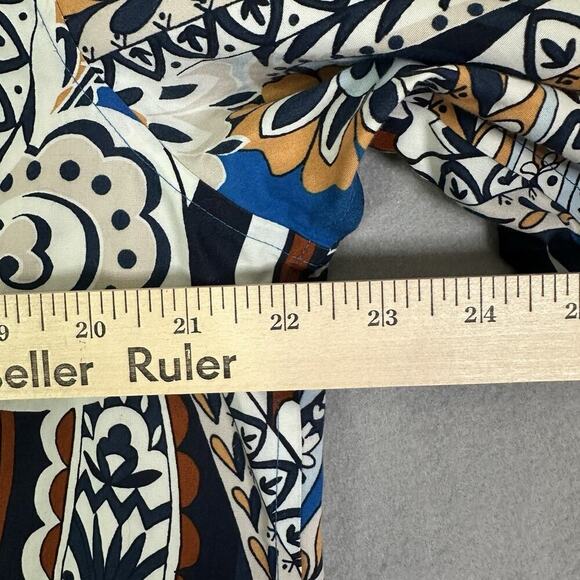 Chicos Sz 3 No-Iron Top Women Plus Sz 16 XL Work Wear Casual Comfortable Paisley - Picture 15 of 16